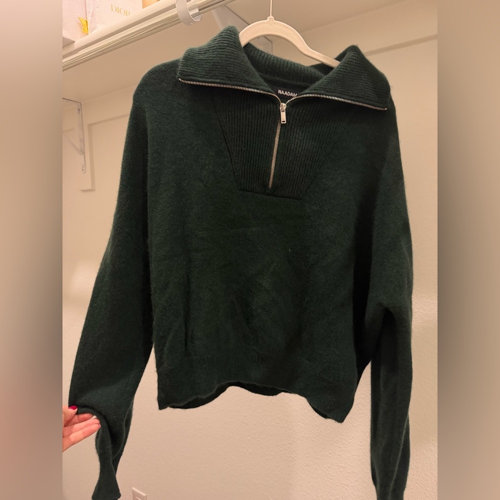 Naadam cashmere 1/4 zip